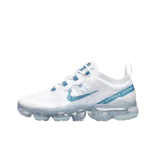 Nike VaporMax 2019 Low Беговые кроссовки Женские Белый Синий