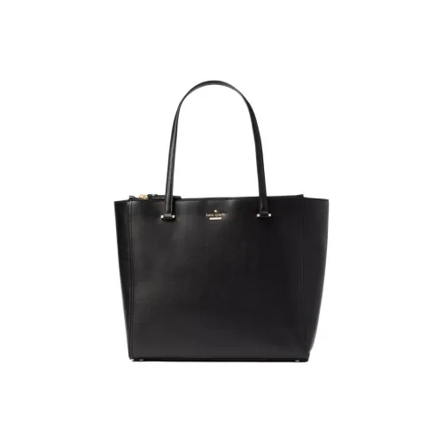 Kate Spade Тисненая кожа Тоут Сумка Сумка для покупок Сумка Сумка через плечо Женская Черная