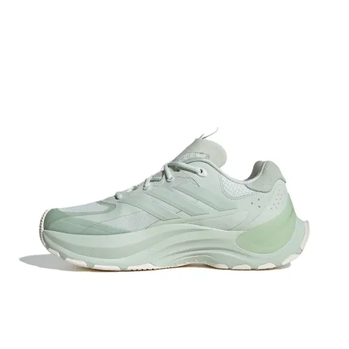 Adidas Maxxwavy Slip Resistant Abrasion Resistant Низкий Топ Повседневные Беговые кроссовки Женские Циановый