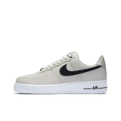 Nike Air Force 1 Амортизация Легкий Низкий Топ Скейтбординг Кроссовки Унисекс Серый Белый