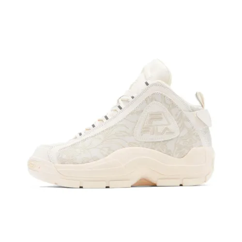 FILA Grant Hill 2 Устойчивый к истиранию Дышащий Низкий Топ Повседневная Обувь Женская Белая