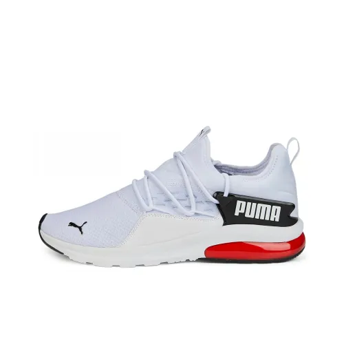 PUMA Electron 2,0 Амортизаторы Slip-resistant (против скольжения) Abrasion-resistant (устойчивый к истиранию) MID Беговые кроссовки Unisex Белый Черный Красный