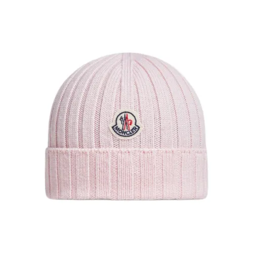 Moncler Мериносовая шерсть Шапки-бини Детский Розовый