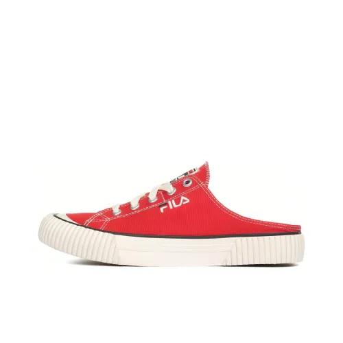 FILA Bumper Mule Low Топ Повседневная обувь Унисекс Красный Белый