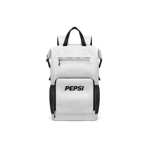 Pepsi ПУ (полиуретан) 16 Дюйм Ноутбук Сумка Рюкзак Большой Унисекс Белый черный