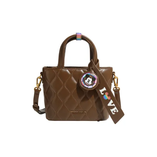 Disney Mickey Series ПУ (полиуретан) Сумка через плечо Сумка на плечо Подмышная сумка Средняя Женская Коричневая