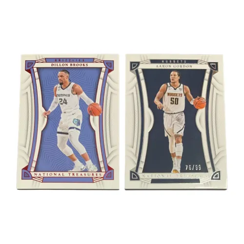 PANINI 2022 23 National Treasures Grizzlies Dillon Brooks Nuggets Aaron Gordon Основа 99 2 Игроков Карточки Включено