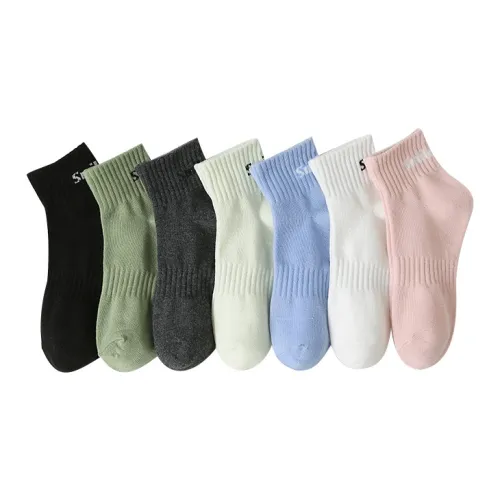 Mulong Family Низкие носки Женские упаковка из 7 штук