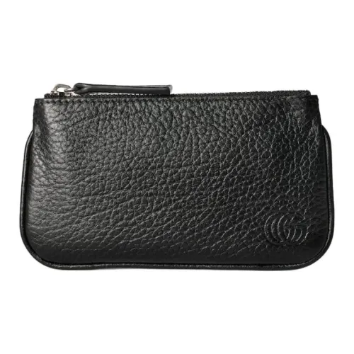GUCCI GRAIN LEATHER Key Pouch Мужской Черный
