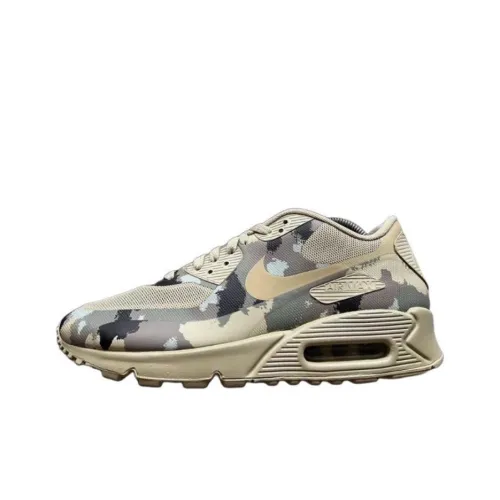 Nike Air Max 90 Low Топ Беговые кроссовки Унисекс Зеленый