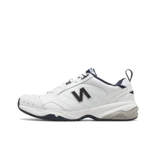 New Balance NB 624 Амортизация Покрытие Низкий Топ Тренировочные Кроссовки Мужские Белые