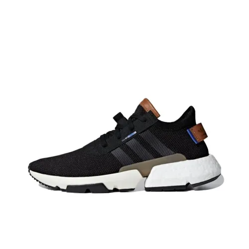 Adidas Originals POD S3,1 Противоскользящий и Дышащий Низкий Топ Беговые кроссовки Мужские Черный Коричневый