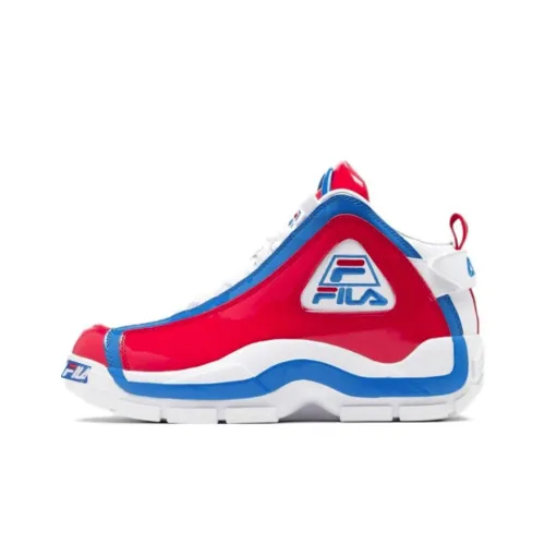 FILA Grant Hill 2 Амортизация MID Топ Винтажные баскетбольные кроссовки Мужской Красный
