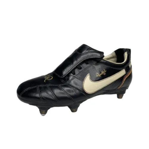 Nike Tiempo Ronaldinho Футбольные бутсы Низкий Топ Черный Мужской