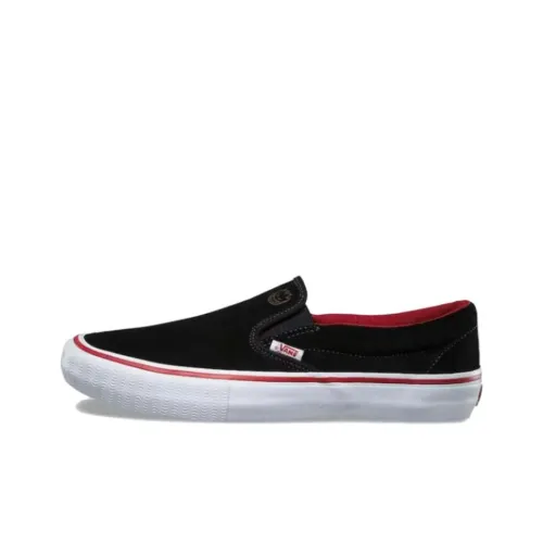 Vans Slip On Series Low Топ Скейтборд Кроссовки Унисекс Черный