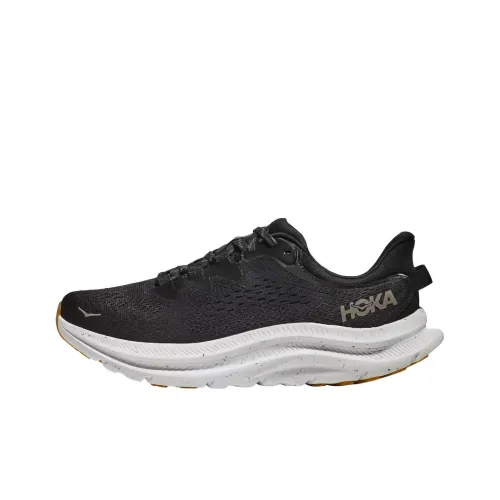 HOKA ONE ONE Kawana Износостойкие Дышащие Низкие Беговые Кроссовки Мужские Черные