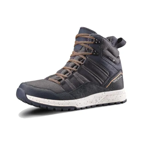 DECATHLON ODS Водонепроницаемый и Теплый Короткие Сноубутсы Мужские Синие Черные