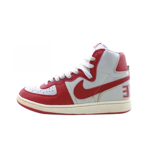 Nike Terminator Скейтборд Кроссовки MID Топ Белый Красный Унисекс