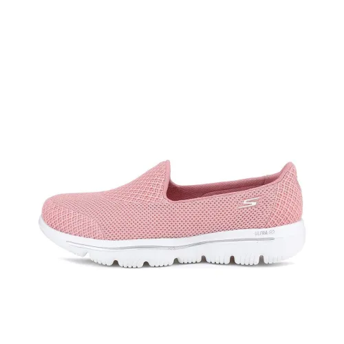Skechers Go Walk Evolution Ultra Low Топ Повседневная обувь Женская Розовая