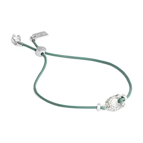 COACH Латунь с покрытием кожа браслеты женский зеленый