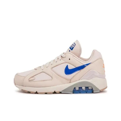 Nike Air Max 180 Амортизация Износостойкий Низкий Топ Повседневная Обувь Мужская Белый Синий