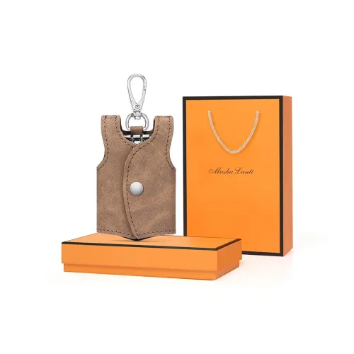 MashaLanti Синтетическая кожа Key Pouch Мужской Кофе Дымчато-серый