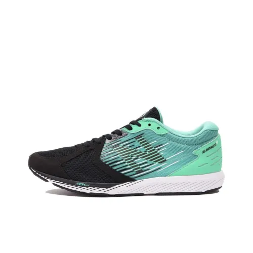 New Balance HANZO V v2 Амортизация Дышащий And Широкий Низкий Топ Беговые кроссовки Мужские Черный Зеленый