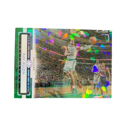 PANINI 2023 24 Топ SHOT Celtics Ray Allen Ray Allen 75 PARALLEL Crushed Ледяной Refractor Teca Игрок Карта пройдет