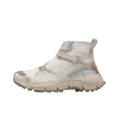 Reebok Zig Kinetica 2 High Топ Повседневная обувь Мужская Белая Корейский стиль
