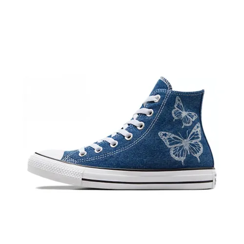 Converse Chuck Taylor All Star Устойчивые к истиранию амортизаторы Высокие кеды Женские Синие