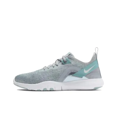 Nike Flex Trainer 9 Амортизация Противоскользящие Баланс Легкие Низкие Кроссовки для тренировок Женские Серые