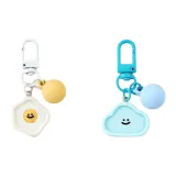 Белый светло-голубой