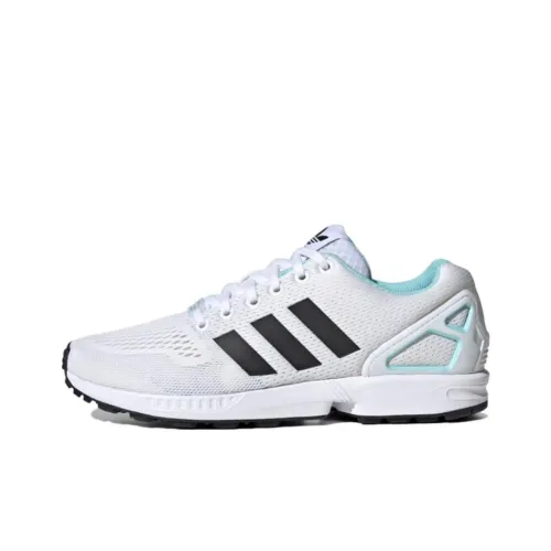 Adidas Originals ZX Flu Slip-Resistant Низкий Топ Повседневная Обувь Унисекс Белый Черный Синий