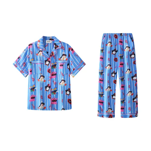 Wabi Town Пижамный комплект Женские Синий