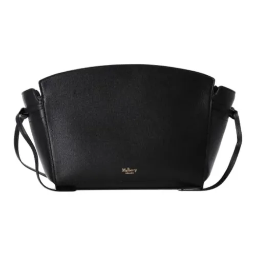 Mulberry Гладкая Телячья Кожа Сумка через плечо Микро Женская Черная