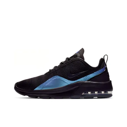 Nike Air Max Motion Low Топ Беговые кроссовки Женские Черный Синий