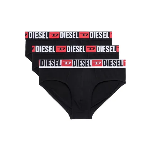 DIESEL Трусики-бикини Мужской 3 упаковки Черный