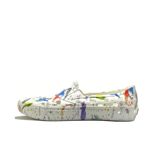 Vans Slip On Series Скейтборд Кроссовки Низкие Унисекс