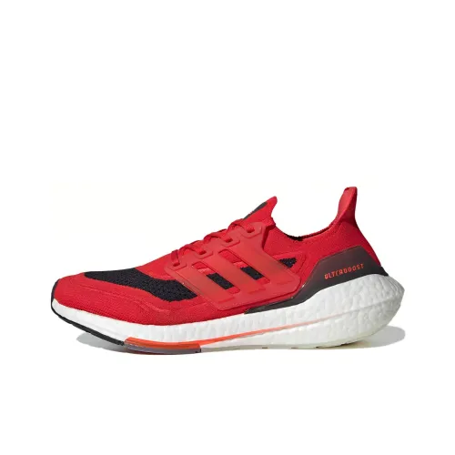 Adidas ULT Дышащие Низкие Беговые Кроссовки Мужские Красные Белые