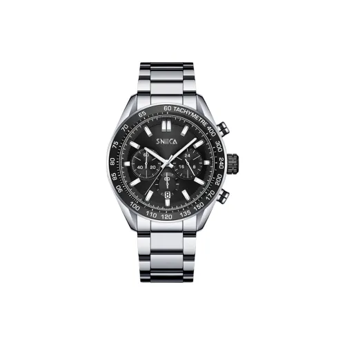 SNIICA Кварцевый механизм Мужские часы 190мм*43,8мм*20мм Черный
