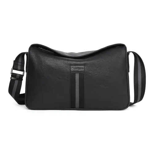 NAVIGARE Сумка через плечо из натуральной коровьей кожи маленькая мужская черная