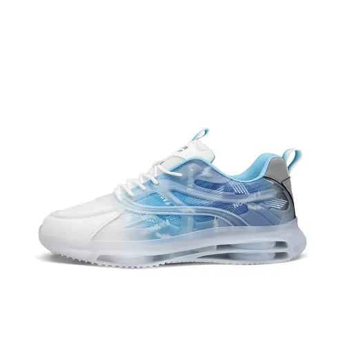 Wdg Low-Top Кроссовки с Толстой Подошвой Белые и Синие Унисекс