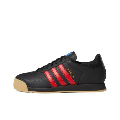 Adidas Originals Samoa Slip-resistant Low Top Повседневная обувь Женская Черная Красная