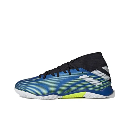 Adidas Nemeziz 3 IC IN Для помещений Дышащие Футбольные бутсы Мужские Синие Черные