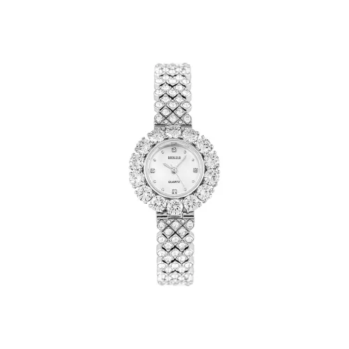 BAOGELA Кварцевый механизм сплав ремешок женские часы белый циферблат