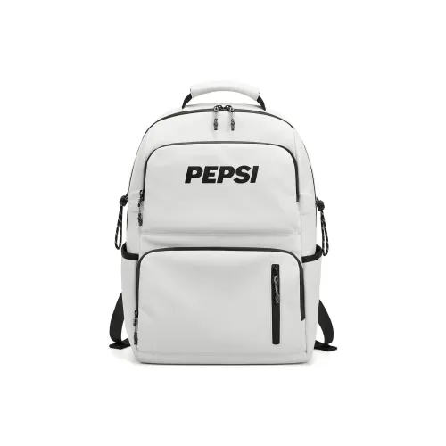 Pepsi ПУ (полиуретан) Ноутбук Сумка Рюкзак Большой Унисекс Черный Белый