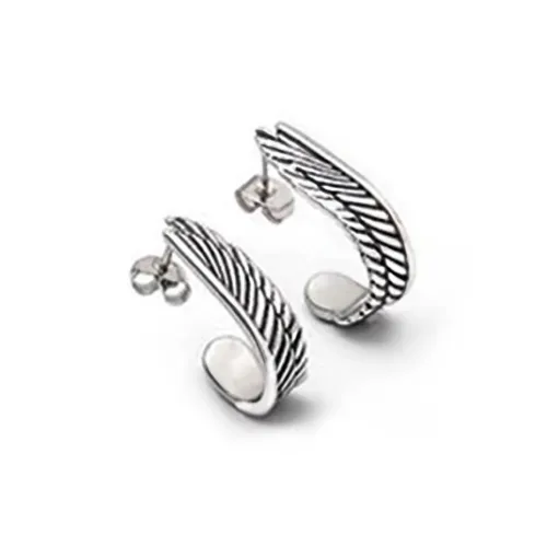 Серьги-гвоздики из титановой стали унисекс