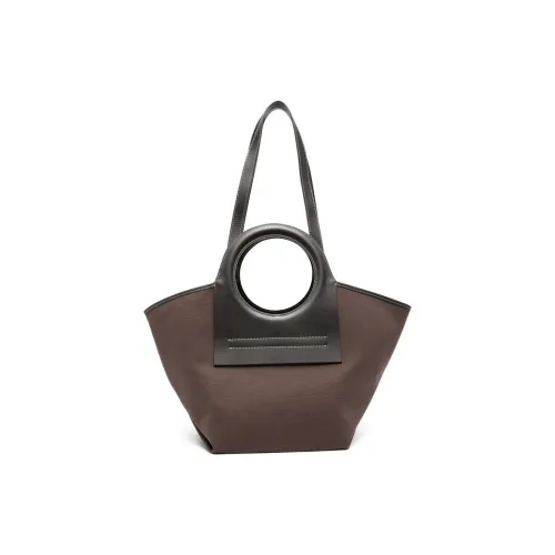 Hereu Organic Текстурированный Высококачественный Холщовая Сумка Сумка через плечо Маленькая Женская Кедр Коричневый