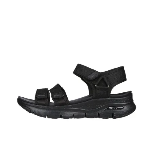 Skechers Arch Fit One Ремень Сандалии Черные Женские