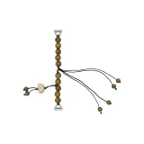 Лотос Зеленый Сандал Бусина-Однобортный Бусины Шнур Ремень